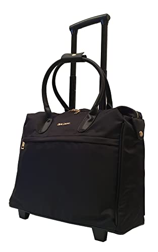 Bowatex Universale Damen Trolley Aktentasche Schwarz Laptoptasche Rollen Tasche von Bowatex