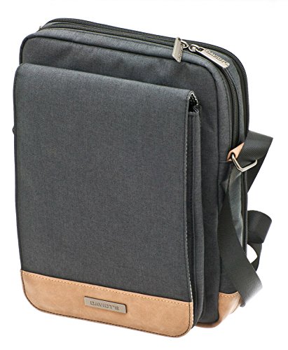 Davidts Flugumhänger Umhängetasche 29x23x10 cm Anthrazit 258 020 Bowatex von Bowatex