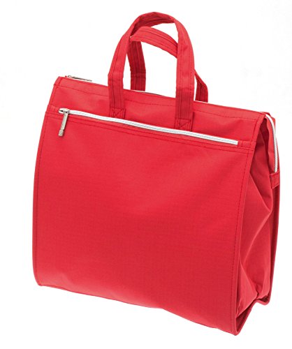 Einkaufstasche Handtasche Shopper Tragetasche Henkel Tasche Rot 22 Bowatex von Bowatex