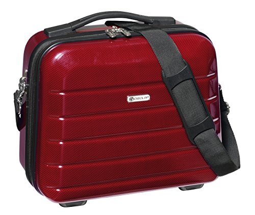 Koffer Beautycase Rot 12 LI Bowatex Schminkkoffer Box Kosmetikkoffer von Bowatex