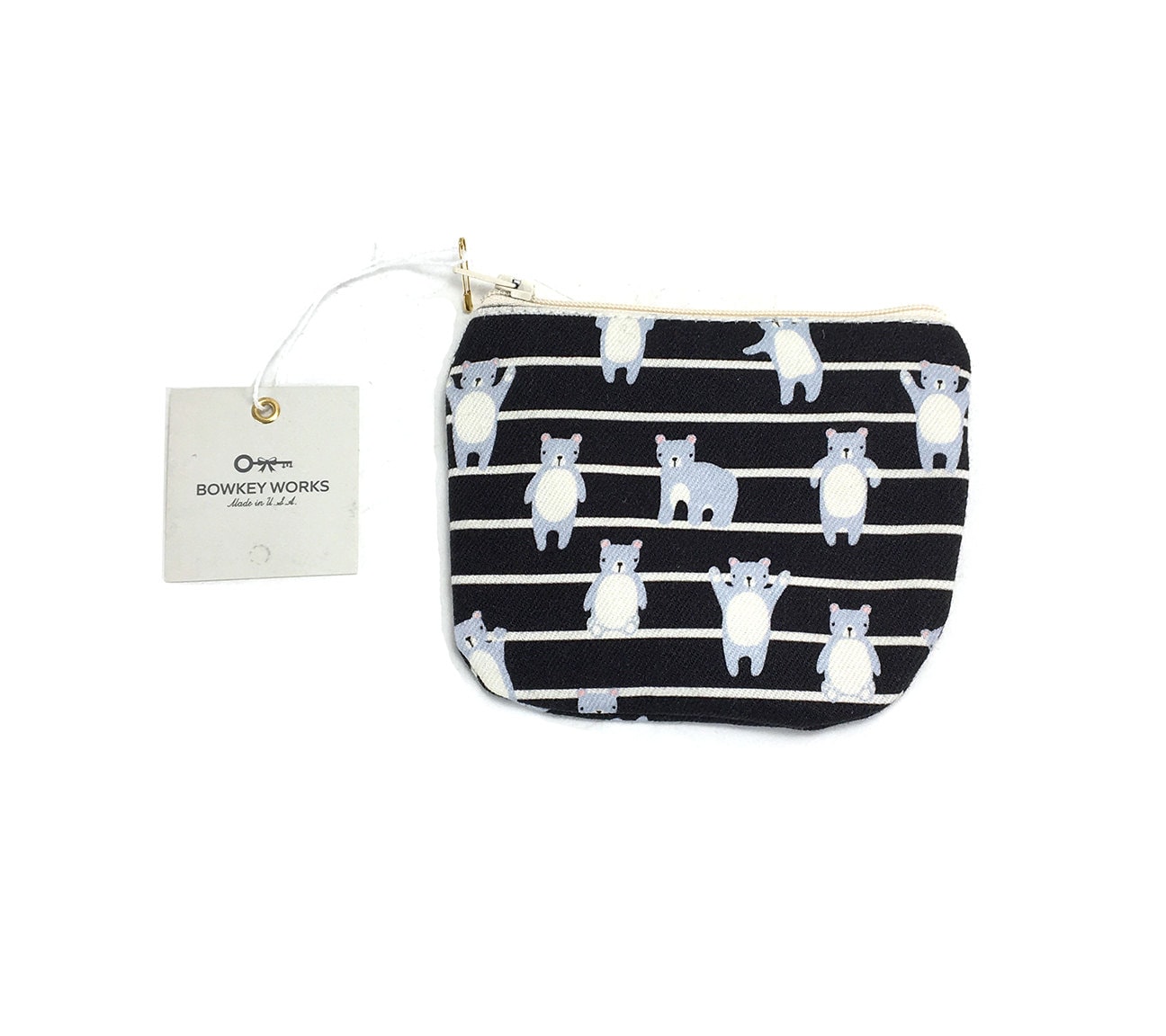 Kleingeldbeutel Im Bären Streifen Print. Kleine Reißverschlusstasche, Kleingeldbörse, Kleine Brieftasche Mit Reißverschluss, Geschenk Für Sie Kleingeldbeutel Im Bären Streifen Print. Kleine Reißverschlusstasche, Kleingeldbörse, Kleine Brieftasche Mit Reißverschluss, Geschenk Für Sie von BowkeyWorks