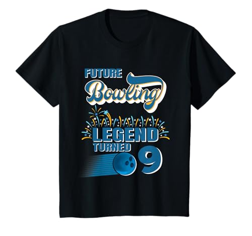 9. Geburtstag Idee für Bowler 9 Jahre alte Jungen Bowling T-Shirt 9. Geburtstag Idee für Bowler 9 Jahre alte Jungen Bowling T-Shirt von Bowler Family Bowling Birthday Party Ideas Ö7fCo.