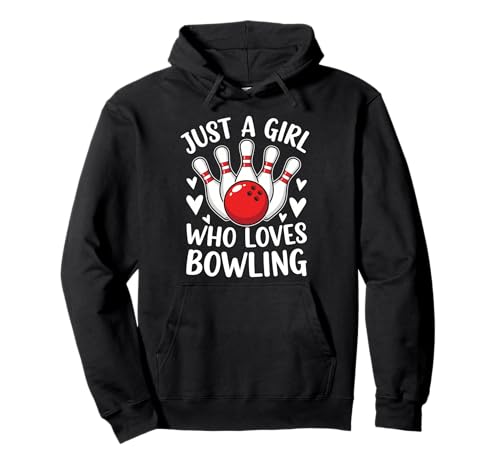 Lustiger Bowling-Liebhaber Just A Girl Bowling Pullover Hoodie Lustiger Bowling-Liebhaber Just A Girl Bowling Pullover Hoodie von Bowling Enthusiast Co.