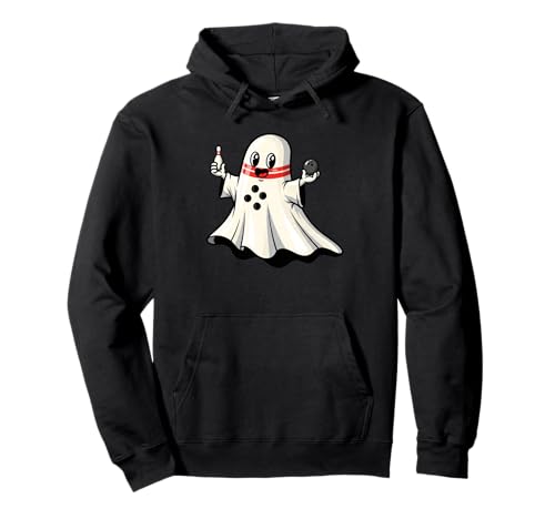 Lustiger Bowling-Geist Kürbis Boo Halloween Kinder Herren Damen Pullover Hoodie Lustiger Bowling-Geist Kürbis Boo Halloween Kinder Herren Damen Pullover Hoodie von Bowling Lovers Halloween Ghost Pumpkin Outfits