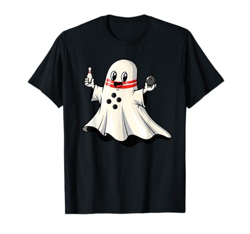 Lustiger Bowling-Geist Kürbis Boo Halloween Kinder Herren Damen T-Shirt Lustiger Bowling-Geist Kürbis Boo Halloween Kinder Herren Damen T-Shirt von Bowling Lovers Halloween Ghost Pumpkin Outfits