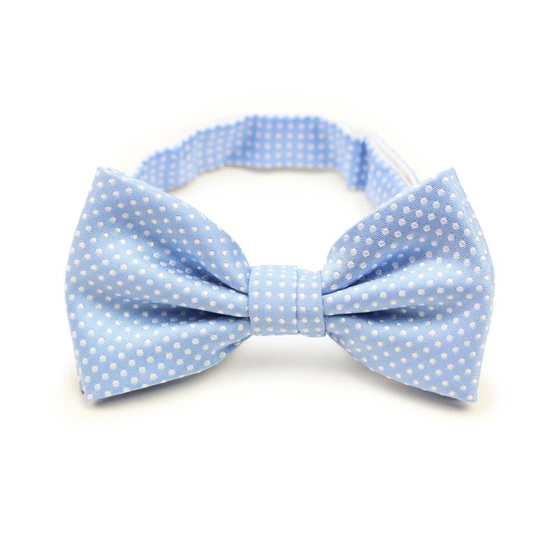 Baby Blaue Fliege | Herren in Hell Pastellblau Blau Mit Kleinen Weißen Pin Dots von BowsNTiesShop