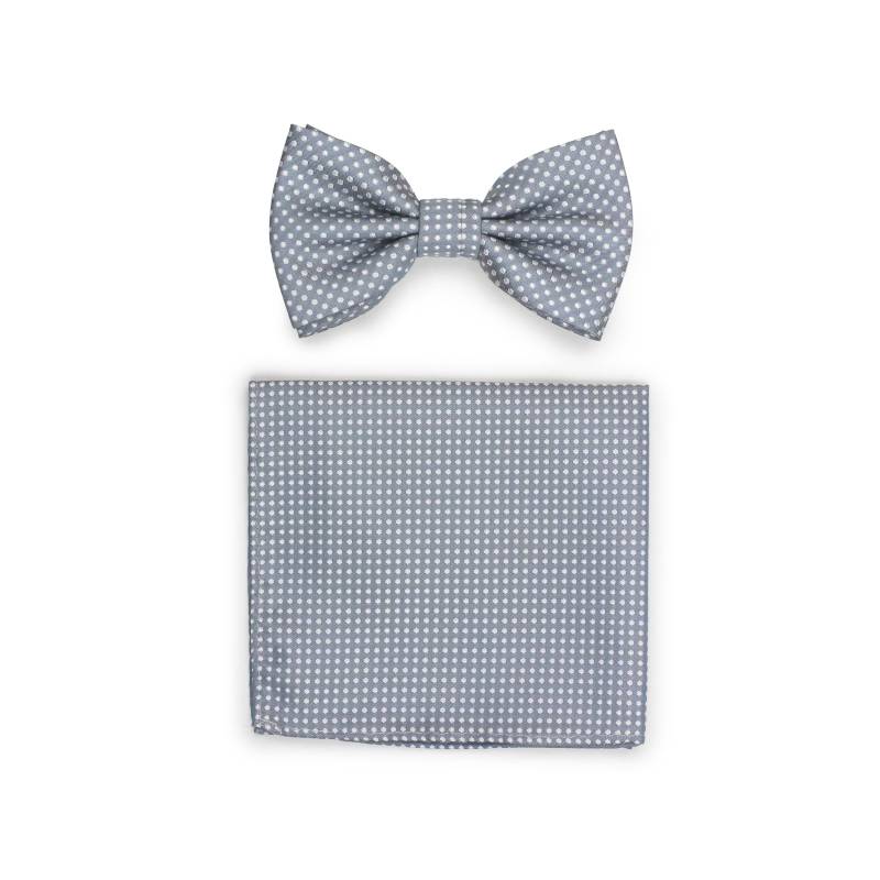 Bow Tie Set Shadow Gray | Men Es Formal & Hanky in Silver Hochzeitsboge Und Taschenplätze Silbernem Grau Pin Dot von BowsNTiesShop
