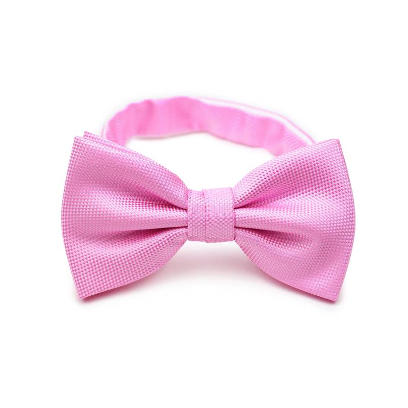 Carnation Pink Bow Tie | Solid Color in Pre-Tied Mens Ties Bright Flamingo von BowsNTiesShop