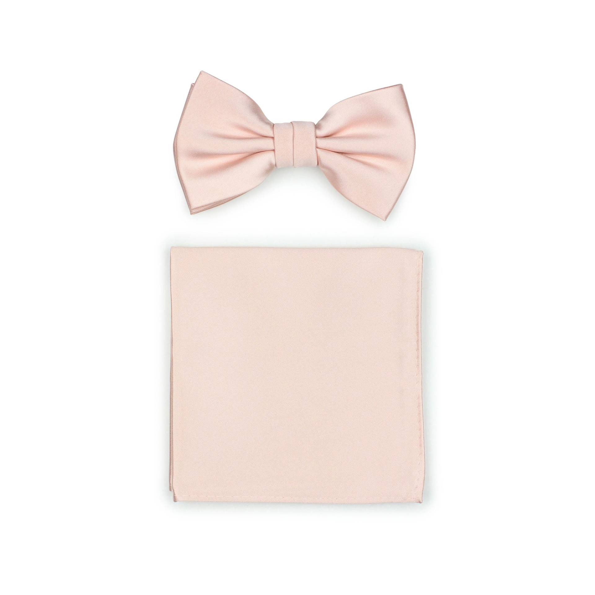 Fliege Set in Pfirsich Blush | Herren Und Taschenquadrat Formelle Hochzeitsschleifen Hanky von BowsNTiesShop