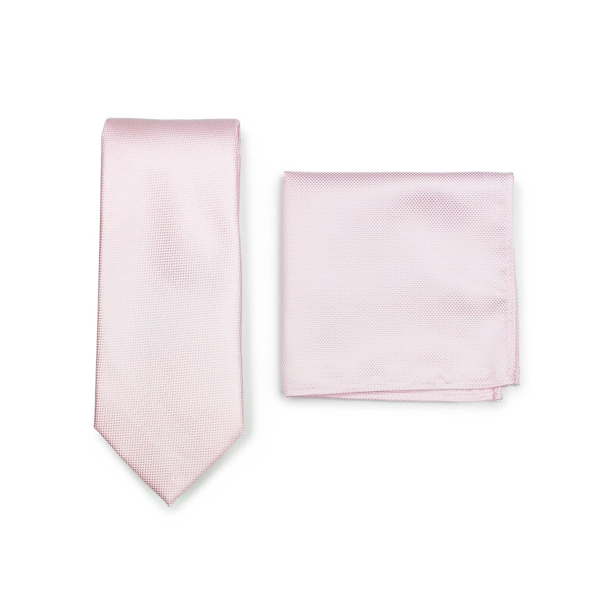 Hochzeit Krawatte Set | Und Pocket Square in Solid Blush Pink Mattes Finish Mit Eleganter Mikrotextur von BowsNTiesShop