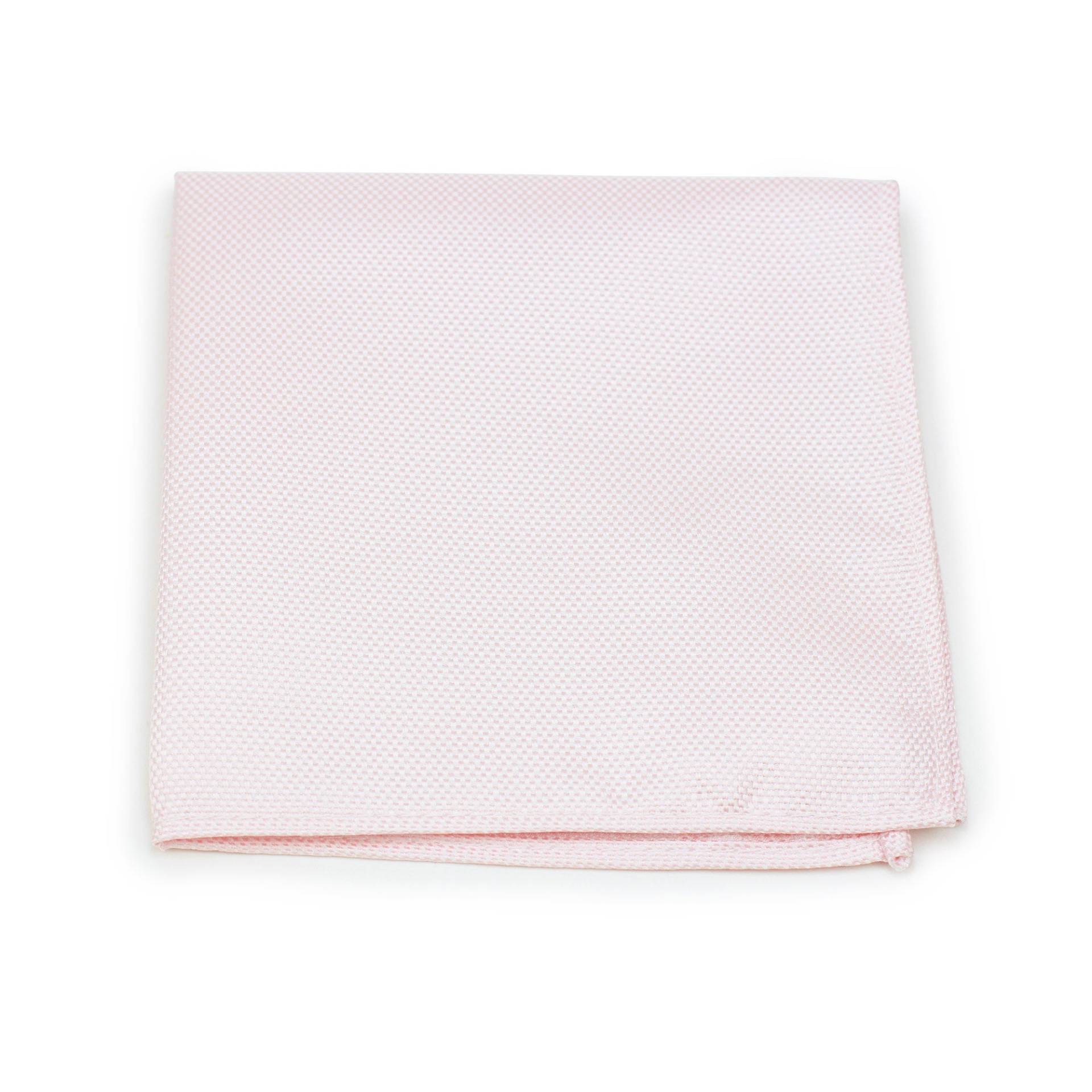 Matt Finish Pocket Square Erröten Rosa | Microtexture Web in Solid Blush Pink Hochzeit Hanky Erröten | 10 X 10 Zoll von BowsNTiesShop
