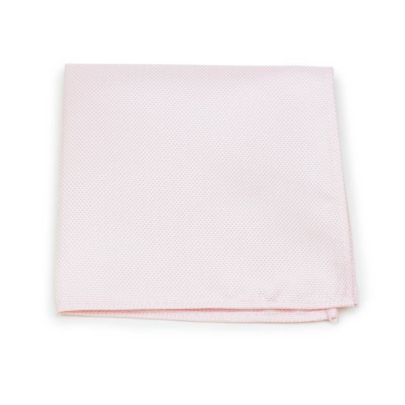 Matt Finish Pocket Square Erröten Rosa | Microtexture Web in Solid Blush Pink Hochzeit Hanky Erröten | 10 X 10 Zoll von BowsNTiesShop