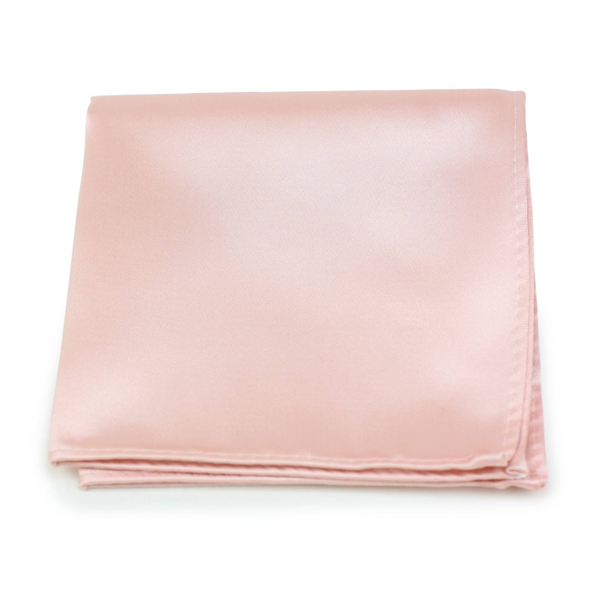 Pfirsich Blush Pocket Square | Herren Einfarbiges Taschenquadrat in Hochzeit Taschentuch Pink - Größe 10x10 von BowsNTiesShop