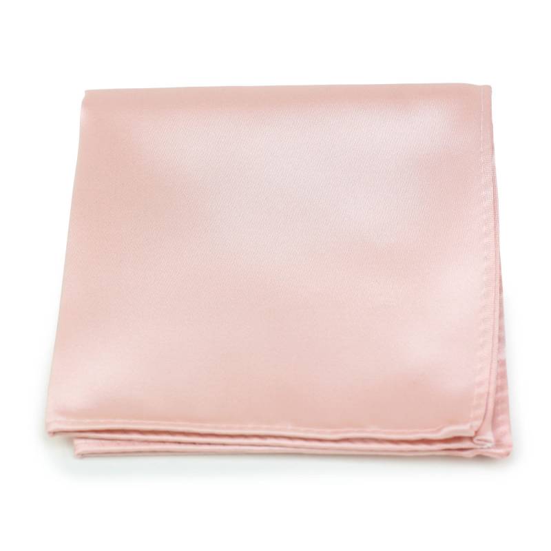 Pfirsich Blush Pocket Square | Herren Einfarbiges Taschenquadrat in Hochzeit Taschentuch Pink - Größe 10x10 von BowsNTiesShop