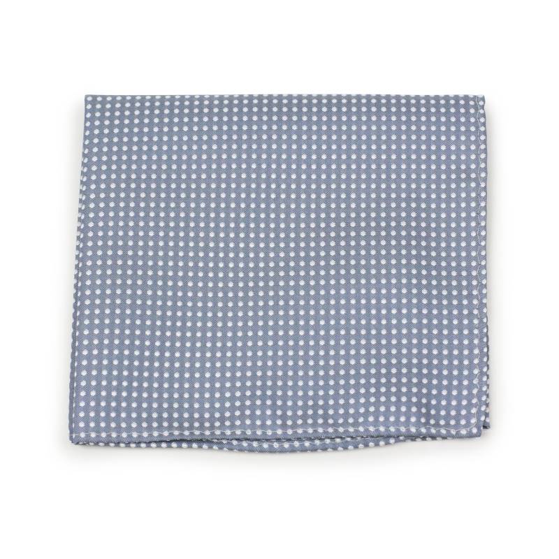 Silberner Graue Pocket Square | Men Es Formal Suit Hanky in Shadow Gray Pin Dot Design Elegant Silver | 10x10 Zoll von BowsNTiesShop