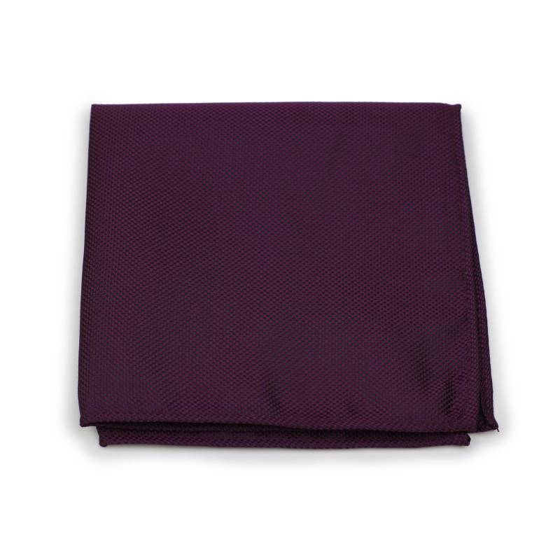 Traubentasche Platz | Matte Traube Lila Pocket Square Herren in Solid Grape Purple Mit Matt Strukturierte Finish von BowsNTiesShop