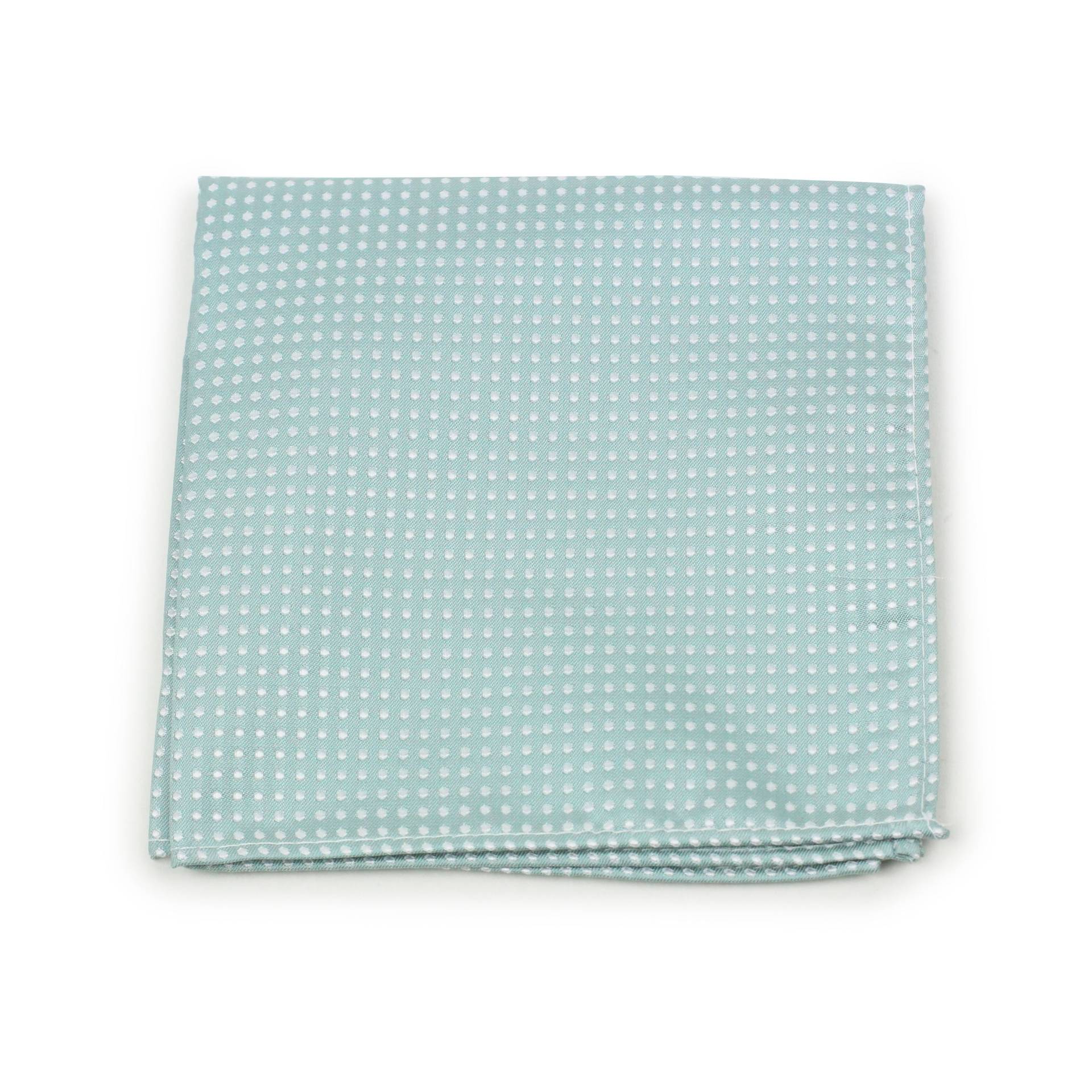 staub-Mint Green Pocket Square | Pin Dot Mens in Dusty Mint Hochzeit Hanky Für Hochzeits-Hues Und Sage von BowsNTiesShop