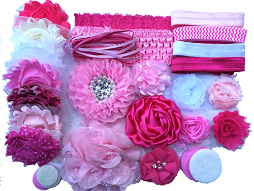 Bowtique Emilee Mini Headband Kit DIY Headband Kit makes over 15 Headbands - Pretty in Pink by Bowtique Emilee von Bowtique Emilee