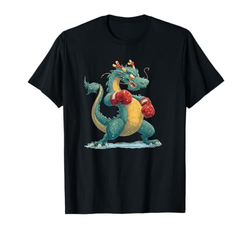 Schönes Kampfdrachen-Kostüm für Erwachsene und Kinder T-Shirt von Box Dragon Outfit