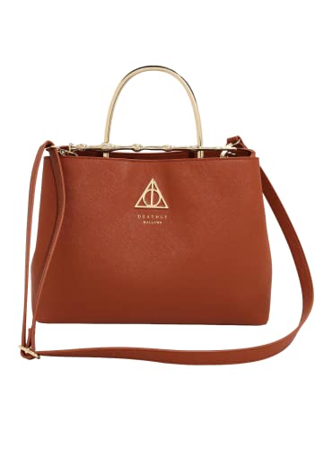 BoxLunch Loungefly Harry Potter Cognac Wand Handtasche Exclusive, Mehrfarbig/Meereswellen (Ocean Tides), Einheitsgröße von BoxLunch