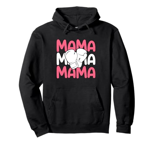 Boxer Mama Mutter Boxen Pullover Hoodie von Boxen Boxkampf Kampfsport Boxer