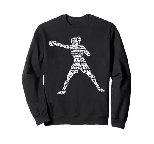 Boxen Boxsport Typografie Damen Mädchen Kinder Boxer Sweatshirt von Boxen Kampfkunst Boxsport Kampfsport