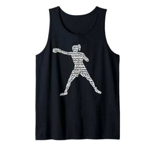 Boxen Boxsport Typografie Damen Mädchen Kinder Boxer Tank Top von Boxen Kampfkunst Boxsport Kampfsport