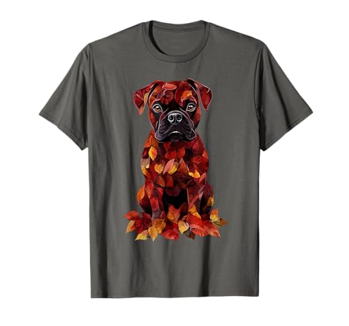 Boxer Herbst Blätter Herbst Hund Boxer Mama T-Shirt Boxer Herbst Blätter Herbst Hund Boxer Mama T-Shirt von Boxer Dog Autumn Leaves - Fall Gifts