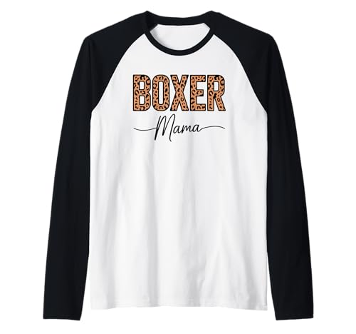 Leopardenmuster Boxer Mama Raglan Leopardenmuster Boxer Mama Raglan von Boxer Dog Boxers Lover Gifts