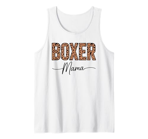 Leopardenmuster Boxer Mama Tank Top Leopardenmuster Boxer Mama Tank Top von Boxer Dog Boxers Lover Gifts