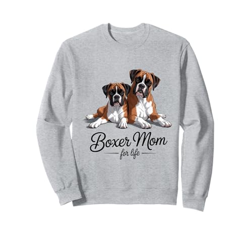 Boxerhund Mama fürs Leben Süß Sweatshirt Boxerhund Mama fürs Leben Süß Sweatshirt von Boxer Dog Co