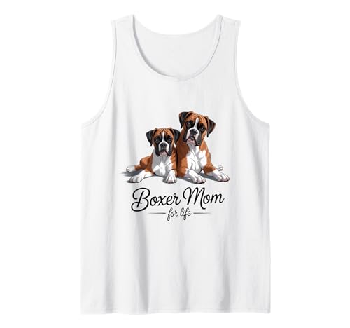 Boxerhund Mama fürs Leben Süß Tank Top Boxerhund Mama fürs Leben Süß Tank Top von Boxer Dog Co