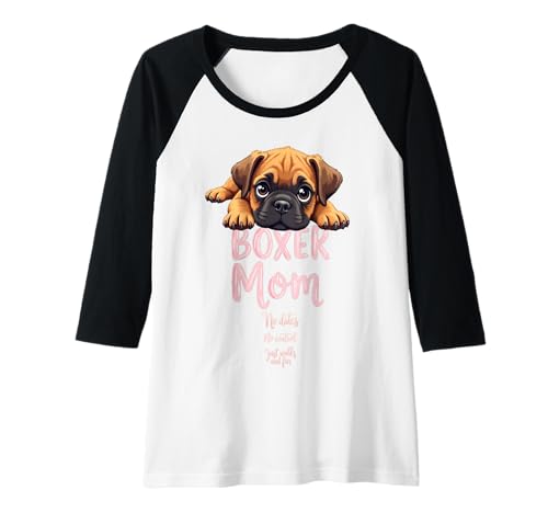 Damen Lustiger Boxer Mama Hund Boxer Mama Humor Zitat Raglan Damen Lustiger Boxer Mama Hund Boxer Mama Humor Zitat Raglan von Boxer Dog Fun Designs