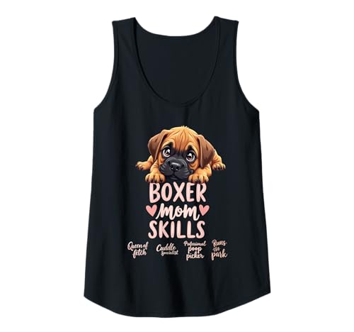 Damen Lustiger Boxer Mama Hund Boxer Mama Humor Zitat Tank Top Damen Lustiger Boxer Mama Hund Boxer Mama Humor Zitat Tank Top von Boxer Dog Fun Designs
