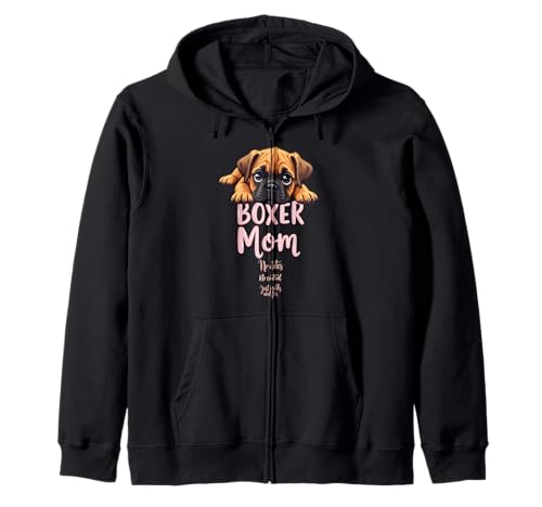 Lustiger Boxer Mama Hund Boxer Mama Humor Zitat Kapuzenjacke Lustiger Boxer Mama Hund Boxer Mama Humor Zitat Kapuzenjacke von Boxer Dog Fun Designs
