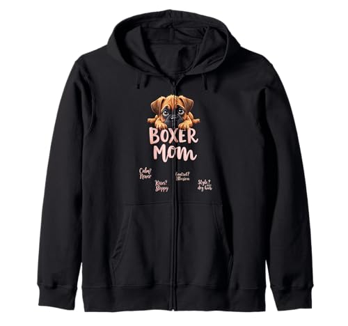 Lustiger Boxer Mama Hund Boxer Mama Humor Zitat Kapuzenjacke Lustiger Boxer Mama Hund Boxer Mama Humor Zitat Kapuzenjacke von Boxer Dog Fun Designs