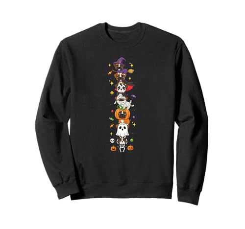 Boxer Hund Hexe Vampir Geist Halloween Kinder Herren Damen Sweatshirt Boxer Hund Hexe Vampir Geist Halloween Kinder Herren Damen Sweatshirt von Boxer Dog Lovers Halloween Skeleton Mummy Outfits