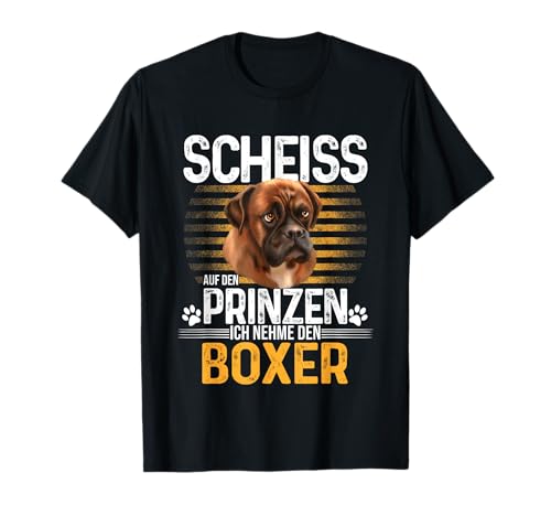 Boxer Hund Hunderasse Geschenk Damen Herren T-Shirt von Boxer Hund Hunderasse & Geschenke