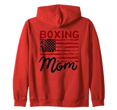 Boxing Mom Boxerin Mama Boxen Mutter Kickboxen Muttertag Kapuzenjacke von Boxer Outfit Für Starke Mütter Boxerin Kickboxerin