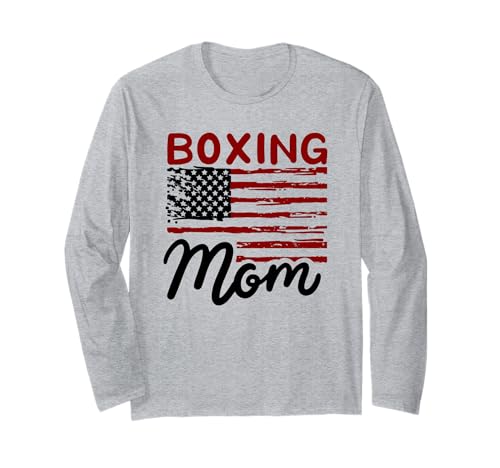 Boxing Mom Boxerin Mama Boxen Mutter Kickboxen Muttertag Langarmshirt von Boxer Outfit Für Starke Mütter Boxerin Kickboxerin