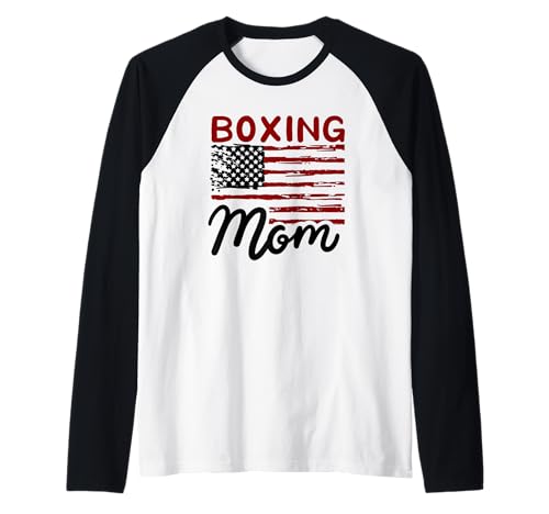 Boxing Mom Boxerin Mama Boxen Mutter Kickboxen Muttertag Raglan von Boxer Outfit Für Starke Mütter Boxerin Kickboxerin