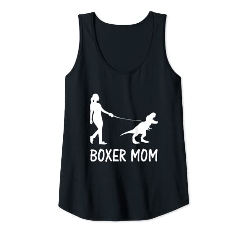 Damen Boxer Mom Dog Boxer Mama Dinosaurier Frauen Muttertag Tank Top Damen Boxer Mom Dog Boxer Mama Dinosaurier Frauen Muttertag Tank Top von Boxer Trex Mom Tees Co.