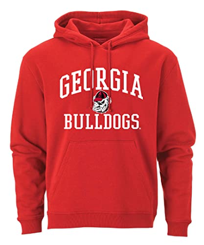 Boxercraft Herren University of Georgia Fleece-Hoodie Kapuzen-Sweatshirt, Echtes Rot, Large von Boxercraft