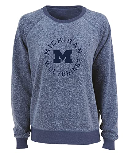 boxercraft Damen University of Michigan Out-Crew-Socken Fleece, Navy, X-Large von Boxercraft