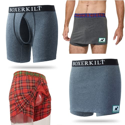 Boxer Briefs with The Fresh Healthy Going Commando Feeling. 1 or 3er Pack von Boxerkilt