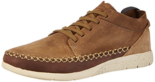 Boxfresh Herren Rudiment CH WXD SDE/LEA KELP/DK BRN Sneaker, Beige (Beige/Dunkelbraun), 40 EU von Boxfresh