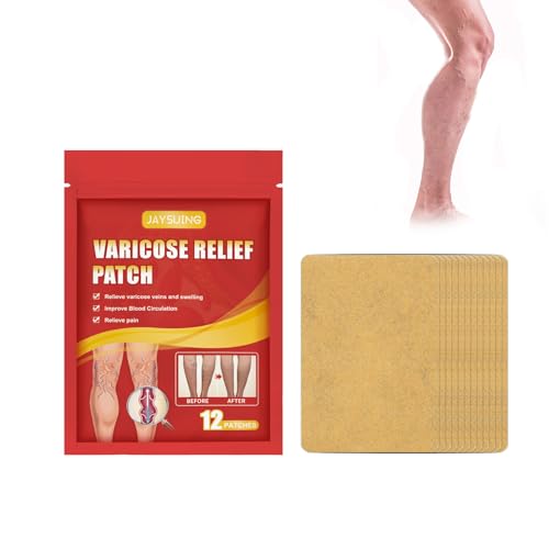 12PCS Varicose Veins Patch,Besenreiser Entfernen,Vene Patches,Spider Leg Repair Patch, Krampfadern und Besenreiser Entfernen, Verbesserung der Durchblutung von Boxiatil