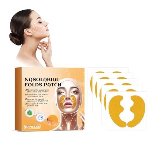 Boxiatil Anti Aging Gesichts Anti-Falten-Patches – Lifting Decree Patch Gesichtsglättungspflaster für strahlende Haut, Beauty Face Nutrition Wrinkle Removal Lift Sticker, Verblassende von Boxiatil