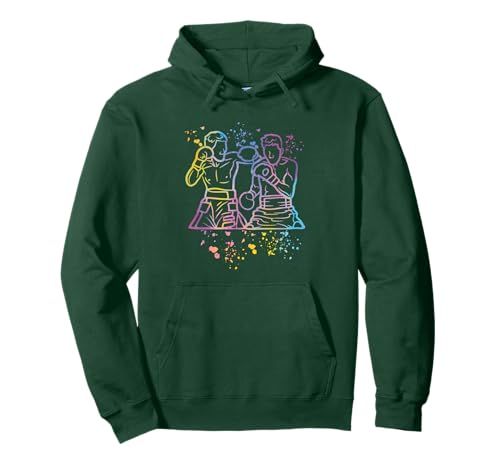 Boxing Fighter Colorsplash Kinder Boxing Match Boxer Pullover Hoodie von Boxing Gloves Equipment Boxing Coaches