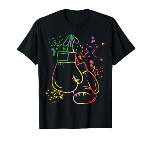 Boxing Fighter Colorsplash Kinder Boxing Match Boxer T-Shirt von Boxing Gloves Equipment Boxing Coaches